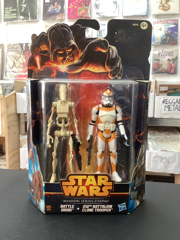 Star Wars Mission Series - Battle Droid + 212 Battalion Clone Trooper